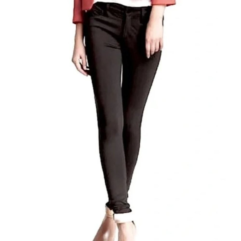 Joe's Jeans Black Ponte Mid-Rise Skinny Ankle Pants Size 31